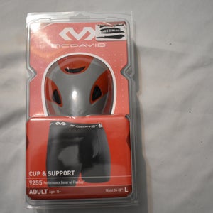 McDavid 9255 Compression Shorts w/ Cup, Black, Adult Large (Open Box)