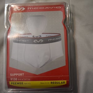 McDavid 9130 Athletic Brief w/ Soft Cup, Pee Wee Regular (Open Box)