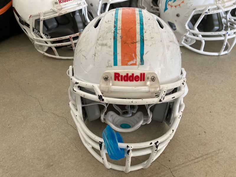 MIAMI DOLPHINS GAME USED AUTHENTIC NFL SPEED FLEX HELMET 2021 YEAR