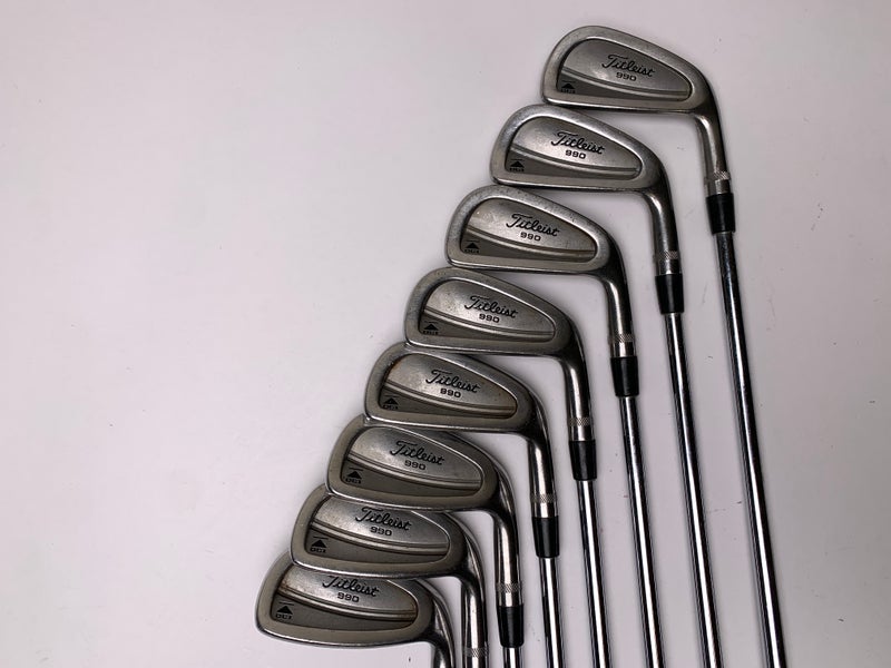 Titleist DCI 990 Iron Set 2-PW Precision Rifle FCM 6.5 Stiff Steel No 5 iron RH
