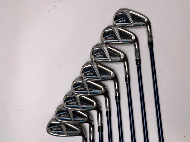 Taylormade SIM MAX OS Iron Set 5-PW+AW+SW Fujikura Ventus 6-R