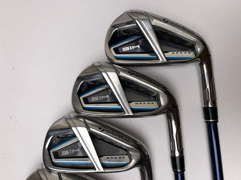 Taylormade SIM MAX Iron Set 6-PW+AW+SW OBAN CT-100 Regular RH