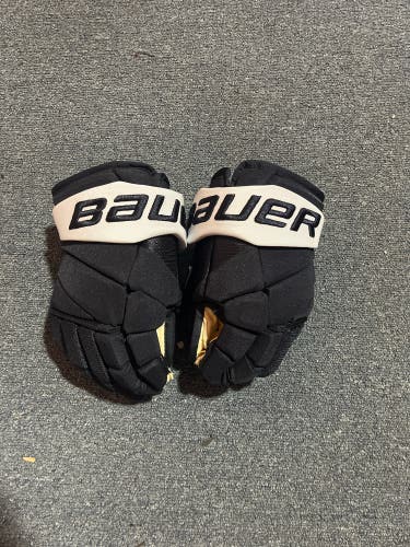 New Navy (WC) Bauer Vapor Hyperlite Pro Stock Gloves Colorado Avalanche Team Issued #3 14”