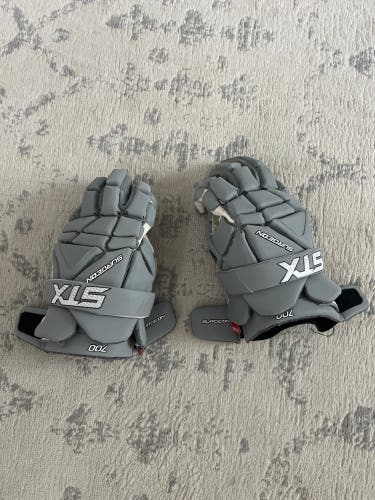 Barely Used STX 13” Surgeon 700 Lacrosse Gloves