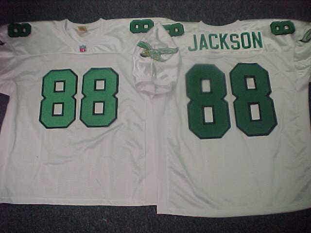 Philadelphia Eagles KEITH JACKSON Vintage Throwback Football Jersey WHITE New All Sizes