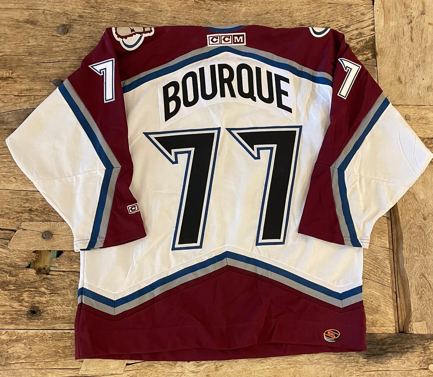 I have some 2001 Avalanche Stanley Cup jerseys in the collection