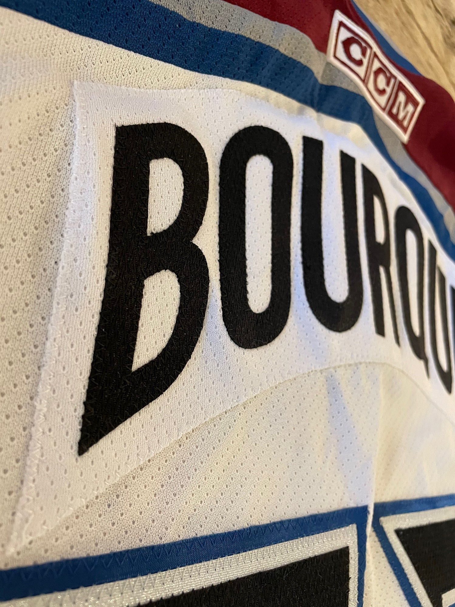 2001 Ray Bourque Colorado Avalanche Stanley Cup CCM NHL Jersey Size Large –  Rare VNTG