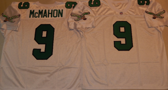 Philadelphia Eagles JIM McMAHON Vintage Throwback Football Jersey WHITE New All Sizes