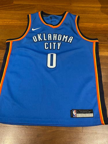 Thunder throwback russ jersey