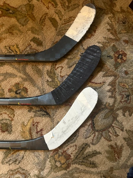 3 Bauer Vapor Hyperlite Sticks. 2 Retail, 1 Blue Custom.