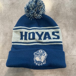 Used Georgetown Lacrosse Beanie