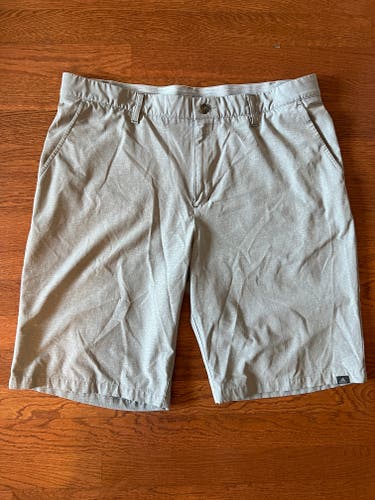 Gray Men's Adidas Shorts - Size 36