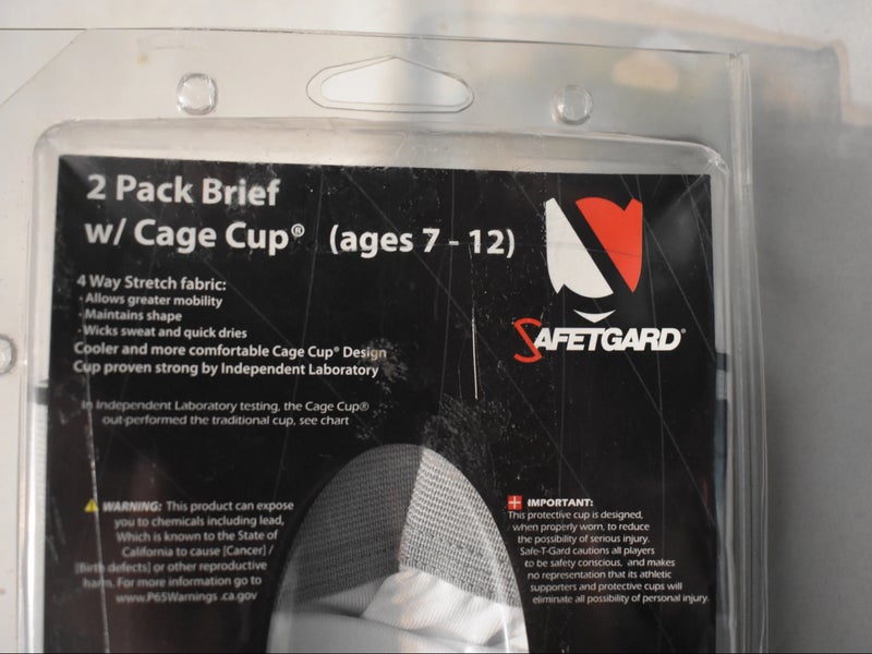 SafeTGard Youth Athletic Supporter with Cage Cup (Youth Regular