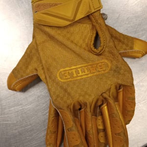Used Battle Sports FB Gloves Gold LG 11730-S000051624