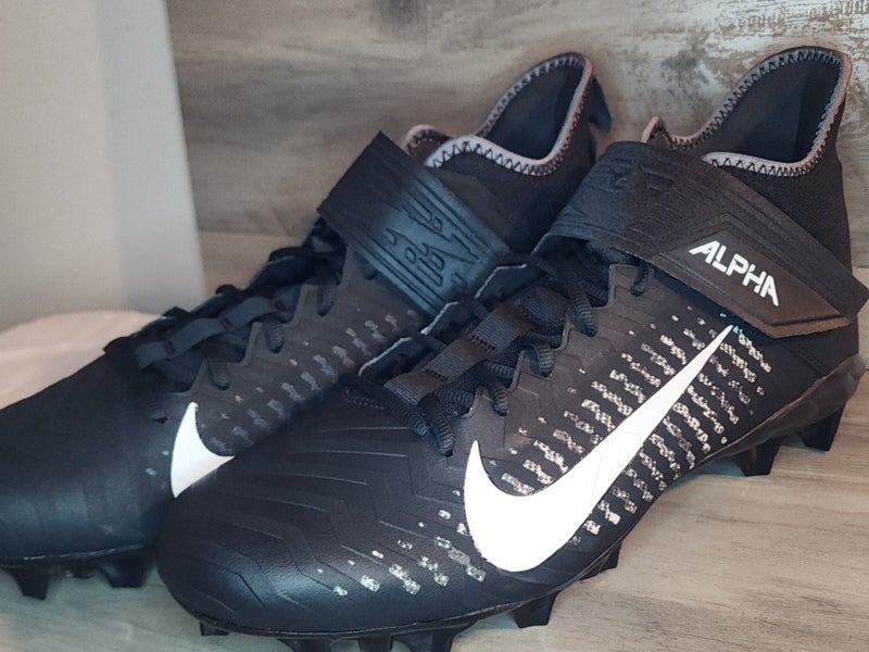 New Men's Size Men's 15w Molded Cleats Nike Mid Top Alpha Menace Pro 2