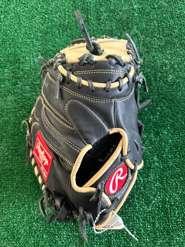 Used Rawlings Gg elite Right Hand Throw Catcher's Glove 32.5"
