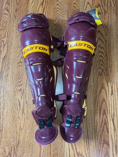 *NEW* Easton Elite X Leg Guards - Size: 15.5” Intermediate, Age 12-15