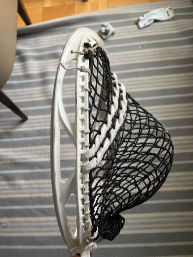 Used Goalie Strung Head With Dragon Fly Juniors Open Shaft