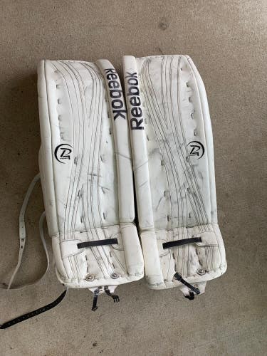 Used 34" Reebok Goalie Leg Pads