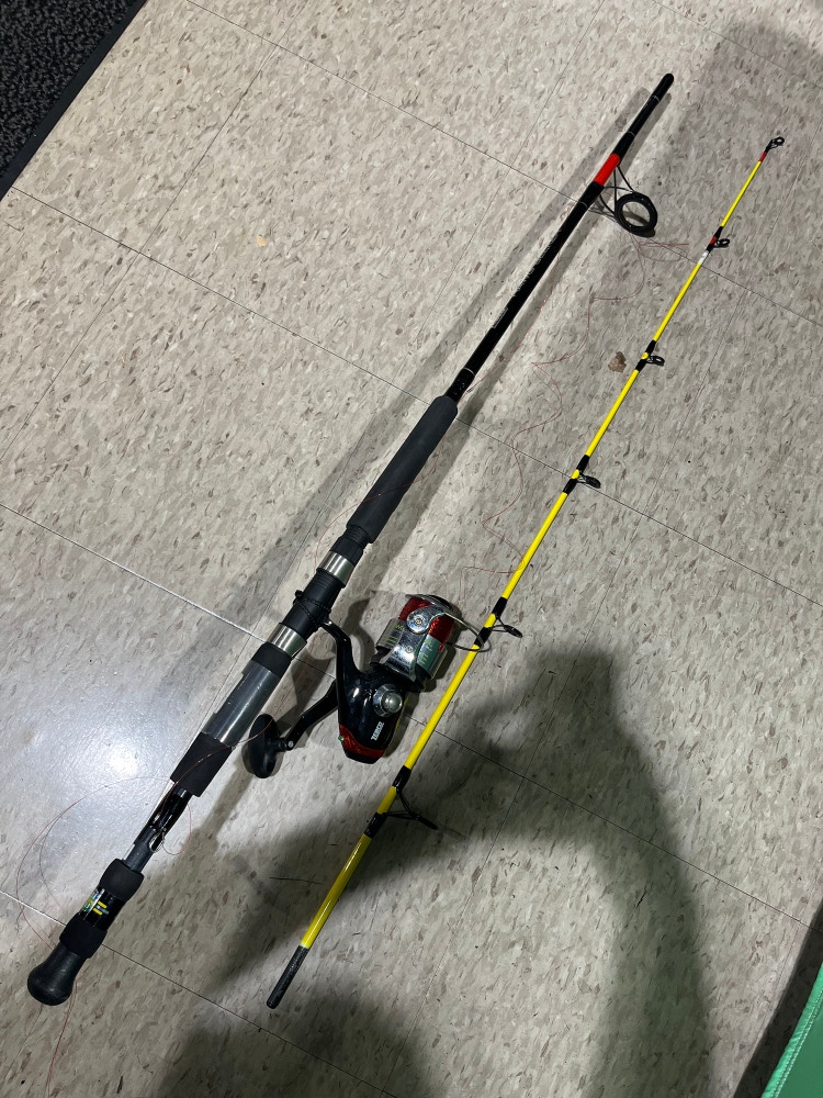 Used Zebco Rt Species Select Fishing Spinning Rod & Reel Combo 7'0