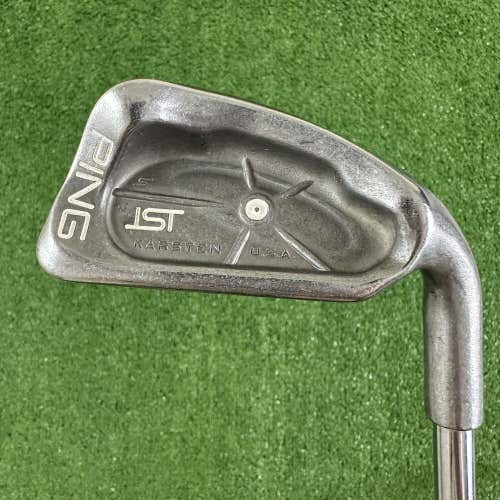 Ping ISI White Dot 6 Iron Stiff Flex Steel Shaft +1.75” Long Right Handed 39”