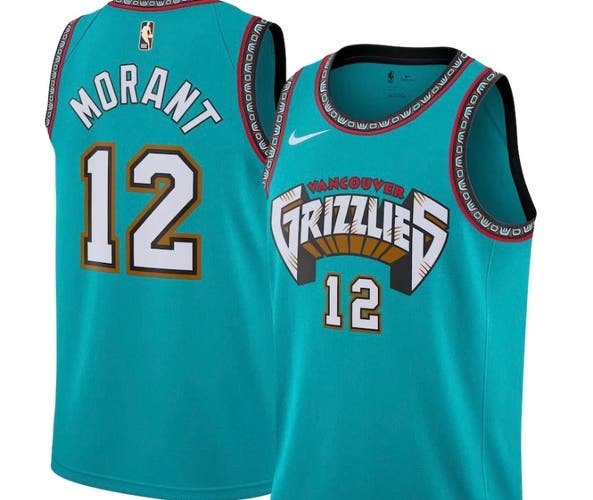 Ja Morant Vancover grizzlies jersey