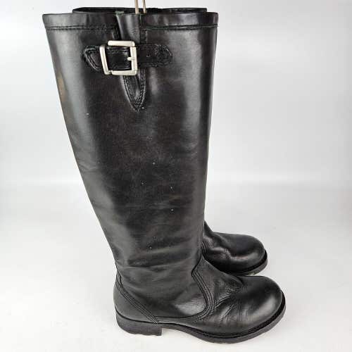 PALLADIUM Women's Black Leather 16" Tall Knee-High Riding Boots EUR 38 | US 7