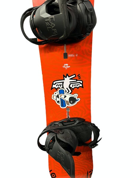 Used Burton Deep Thinker 154 Cm Men's Snowboard Combo | SidelineSwap