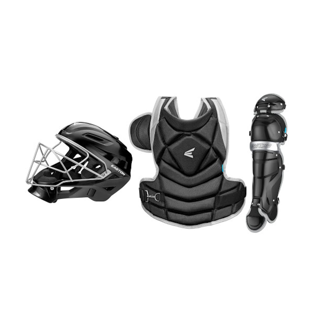 New Elite Box Set Yth Bk/Sl Catcher's Equipment