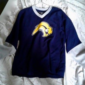 Buffalo Sabres 1996-2006 Blue Hockey Jersey "Slug" Logo Official NHL Brand Men's Large