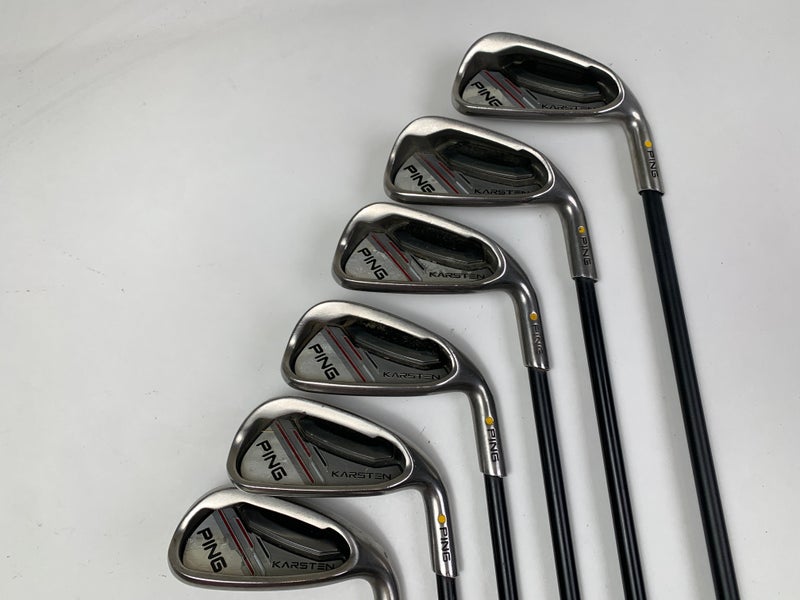 Ping 2014 Karsten Iron Set 5-9+AW Yellow Dot 1.5* Up TFC Soft Regular Senior RH