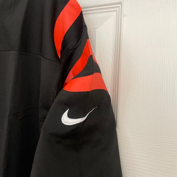 Men's Nike Joe Burrow Black Cincinnati Bengals Game Jersey Size: Large
