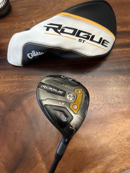 Men's Right Handed Stiff Flex 15 Loft Rogue ST LS Fairway Wood