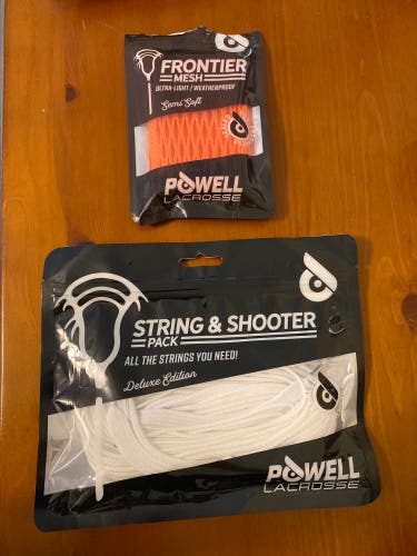 BRAND NEW Powell Stringing Kit And Frontier Mesh + More