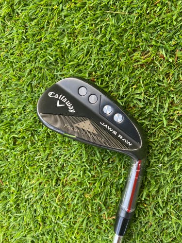 Used Men's Callaway Jaws Raw Right Wedge 52 Steel
