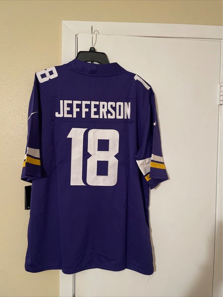 Brand New Minnesota Vikings Justin Jefferson Jersey - Size Men's Large