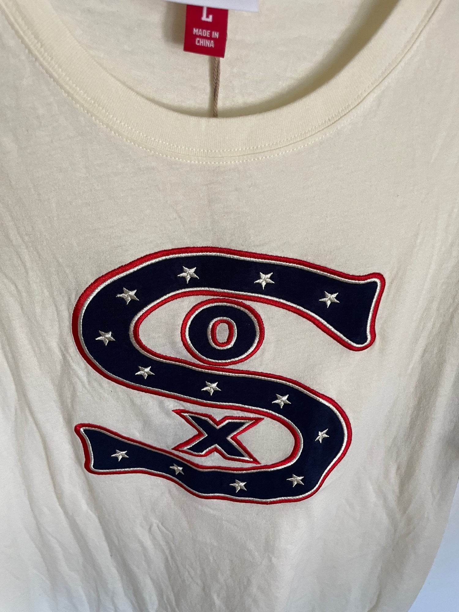 VINTAGE MADE USA MAJESTIC CHICAGO WHITE SOX TEAM ISSUE BASEBALL JERSEY SIZE  46