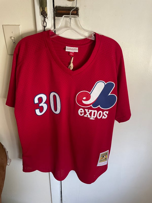 Tim Raines Montreal Expos Mitchell & Ness MLB BP Jersey XL