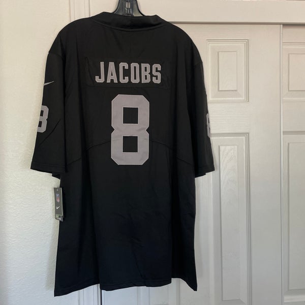 Men's Las Vegas Raiders Josh Jacobs Nike Black RFLCTV Limited Jersey