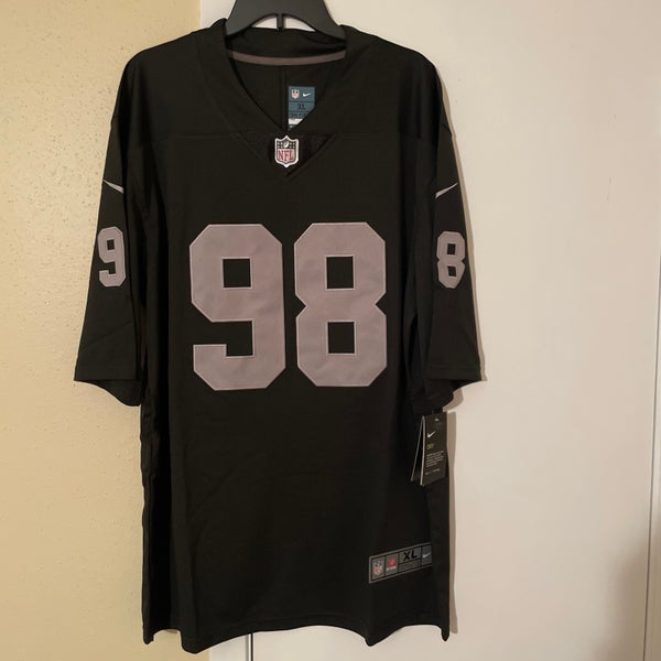 Men's Nike Maxx Crosby Black Las Vegas Raiders Limited Jersey