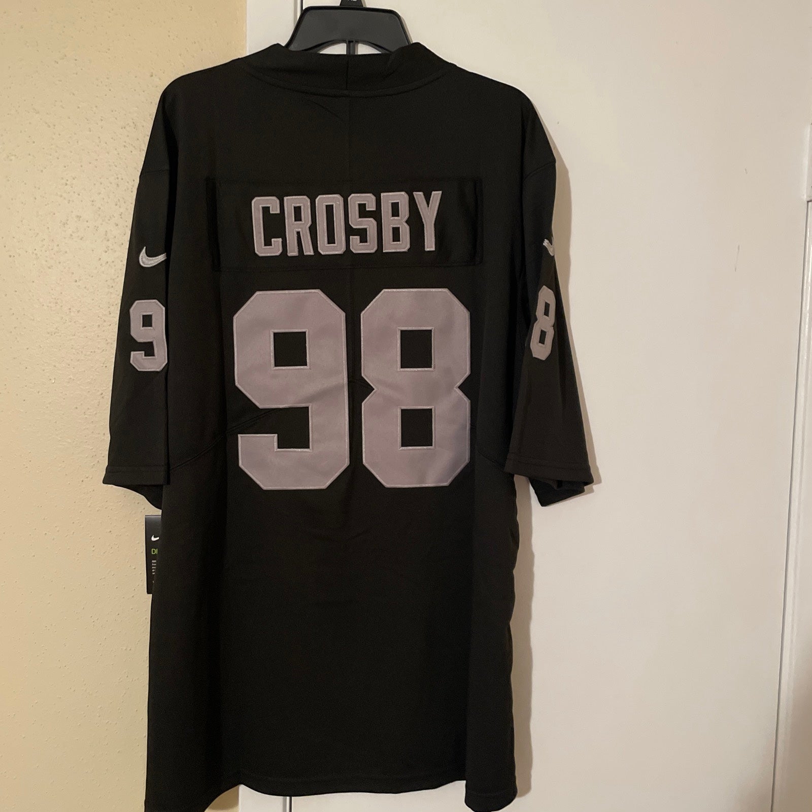 Brand New Las Vegas Raiders Maxx Crosby Jersey With Tags