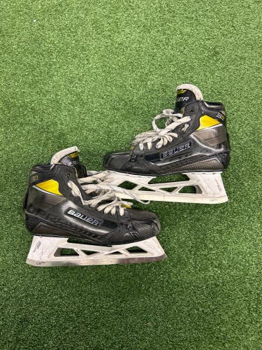 Senior Used Bauer Supreme 3S pro Hockey Goalie Skates D&R (Regular) 11.5