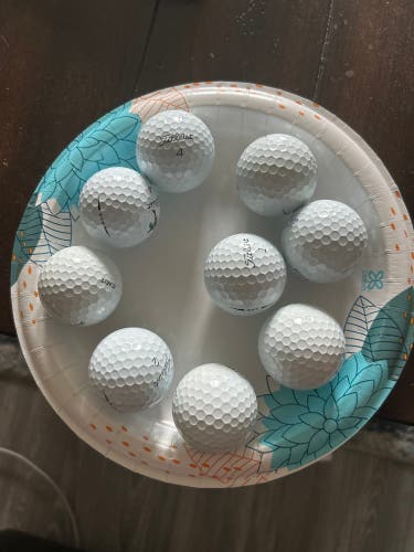 9 Titliest AVX Golf Balls (7 - AAAAA / 2 - AAA)