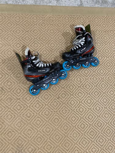 Bauer vapor in line skates with marsblade runner 4.5