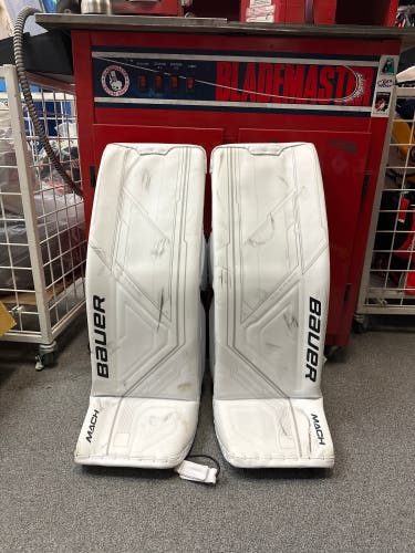 Used 35" Bauer MACH Goalie Leg Pads
