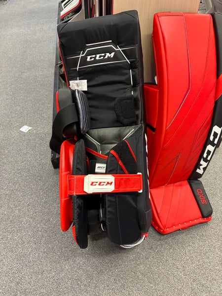 New 34" CCM Pro Stock Axis Pro Goalie Leg Pads