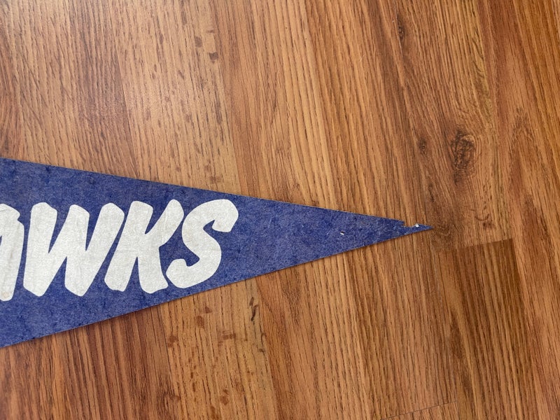 Seattle Seahawks NFL FOOTBALL SUPER VINTAGE 1980s Collectible Felt Pennant!