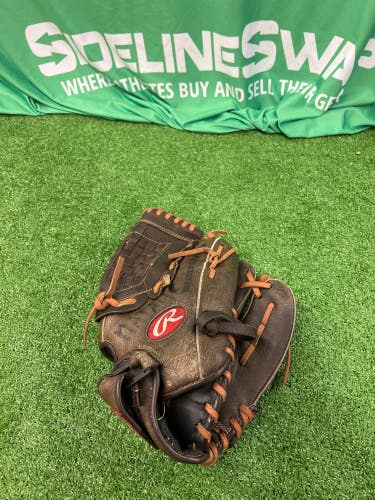 Used Rawlings Fastback Right Hand Throw Infield Baseball Glove Unknown