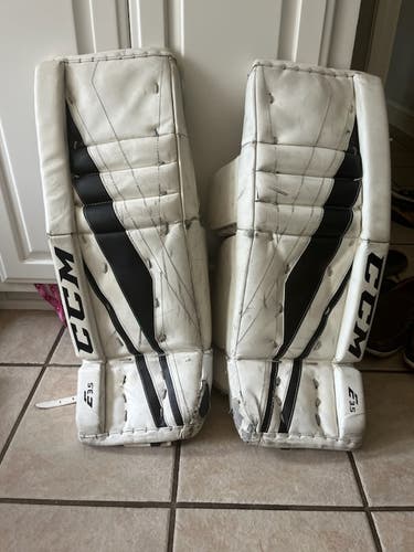 Used 26" CCM Extreme Flex E3.5 Goalie Leg Pads