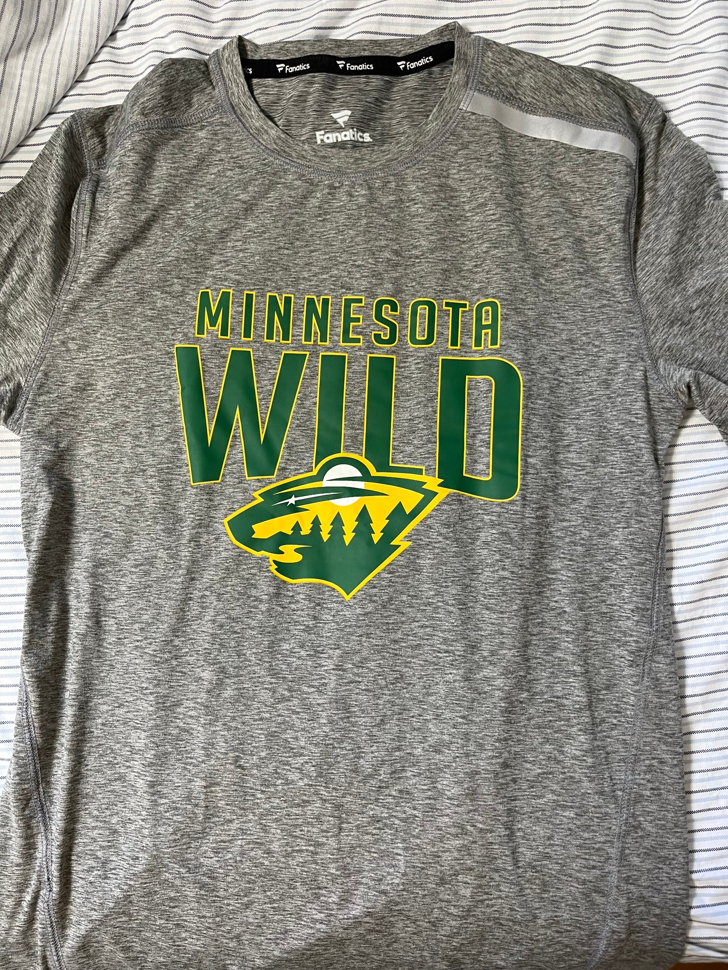Official Minnesota Wild Fanatics Branded Authentic Pro Logo shirt
